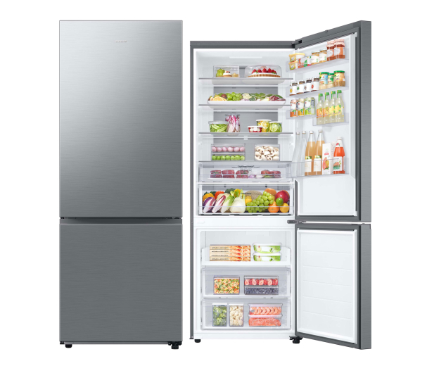 Lodówka Samsung RB53DG703DS9EO Combi MAX 75,9cm No Frost 203cm Szczotkowana Stal Nierdzewna AI 538L - 1306375 - zdjęcie